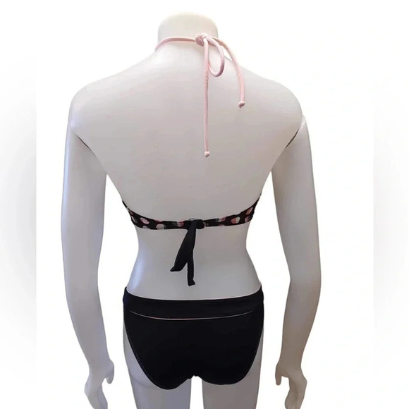 Gossip 2 Piece Black & Pink Bikini Size Small - Picture 2 of 8